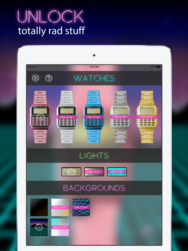 ‎Geek Watch - Retro Calculator Watch Screenshot