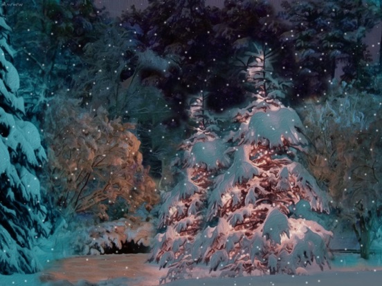 Christmas Snowfall iPad screenshot