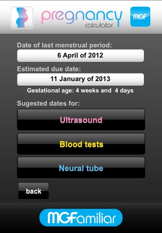 Pregnancy Calculator screenshot 3