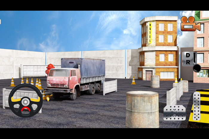 Camión de basura 3D Parking Simulador - Basura Camión contenedor Steer juego de conducción