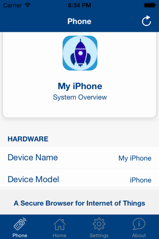 iTelematics - A Secure Browser for Internet of Things screenshot 4