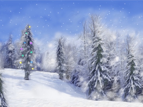 Christmas Snowfall iPad screenshot