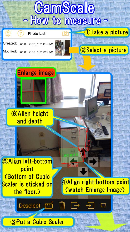 #2. CamScale - Easy measuring & remodeling by camera (iOS) 由: Prime System Laboratory Co.,Ltd.