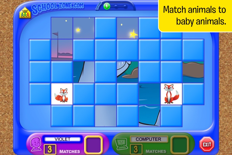 Memory Match - An Educational Game from School Zone screenshot 2