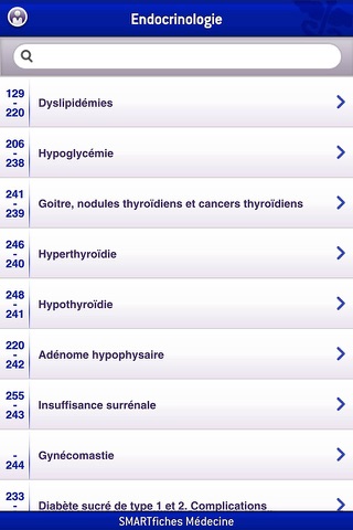 SMARTfiches Endocrinologie screenshot 2