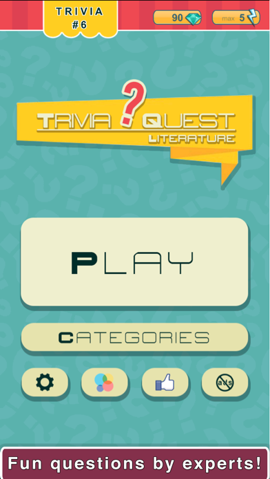 Screenshot #3 pour Trivia Quest™ Literatures - trivia questions
