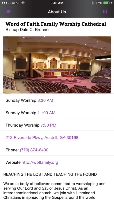 Screenshot #3 pour Word of Faith Family Worship