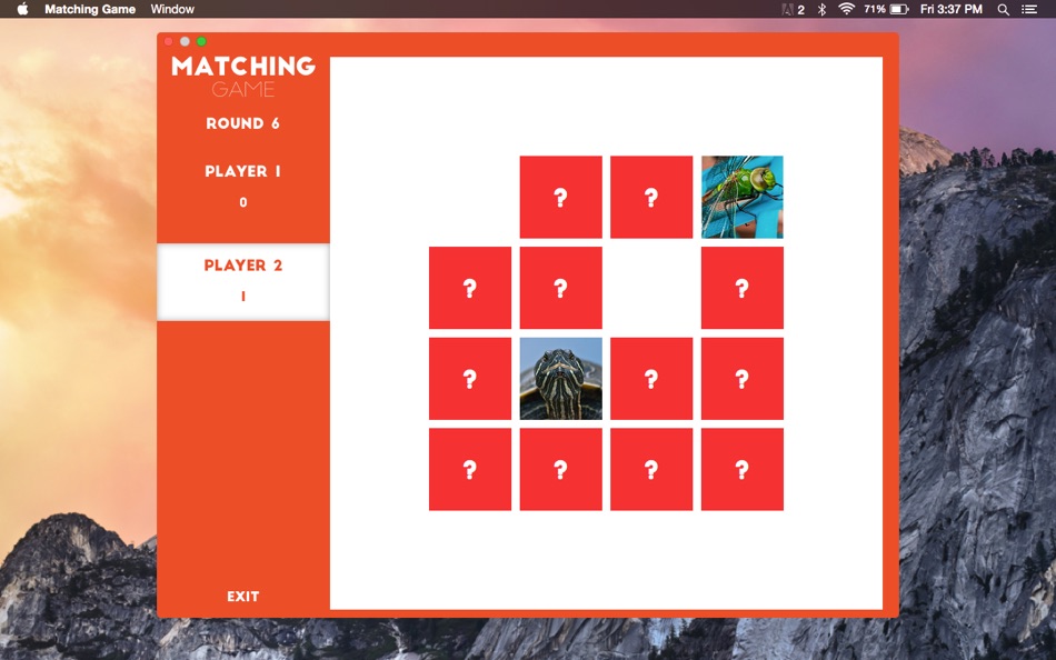 #5. Matching Game (macOS) 由: JOAO P P TEIXEIRA