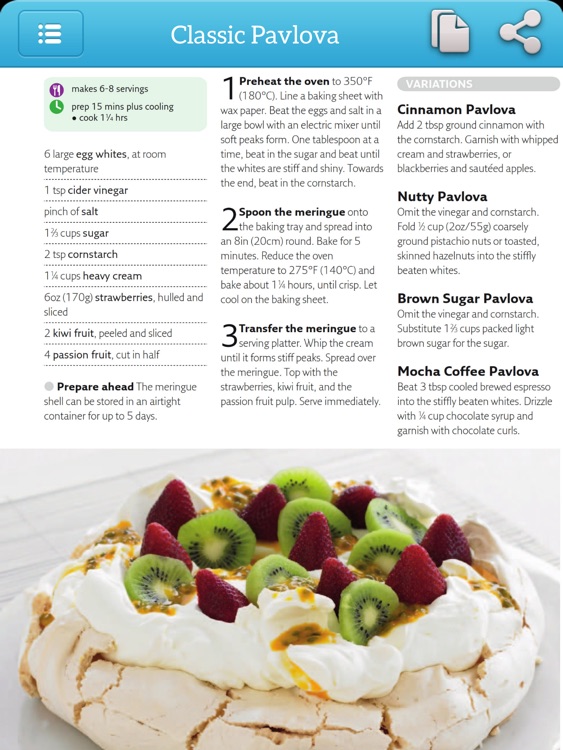 Cooking Step by Step - Lunch and Dessert for iPad