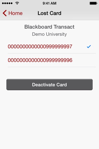 Blackboard Transact Mobile eAccounts screenshot 3