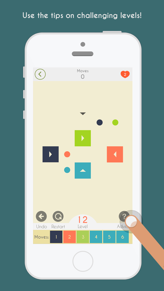 #3. BOX and DOT: game about squares (iOS) By: Valeriy Yamkovyy
