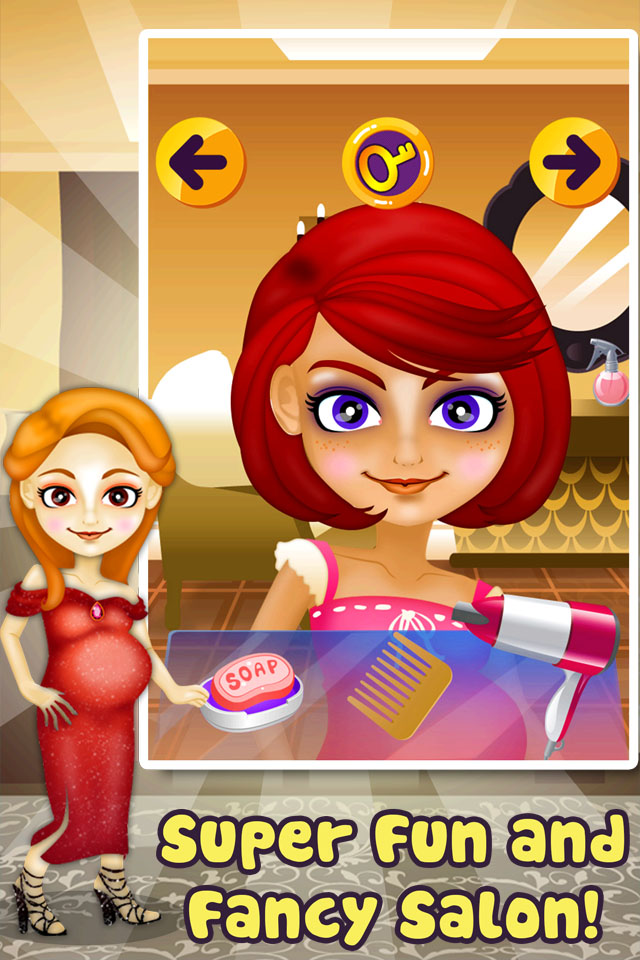 Mommys Salon Spa Makeover - little nail and make-up hair games for kids