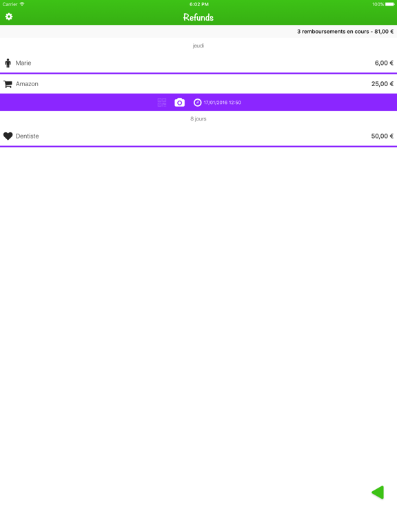 Screenshot #4 pour Refunds : Suivi des remboursements