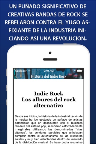 Historia de el Indie Rock screenshot 2