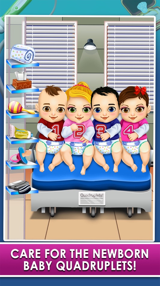 Mommy's Quadruplet Newborn Babies - My Baby Food Maker & Dentist Doctor Salon! - 1.0 - (iOS)