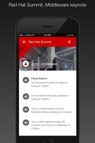 Red Hat Summit 2015 Keynote screenshot 2
