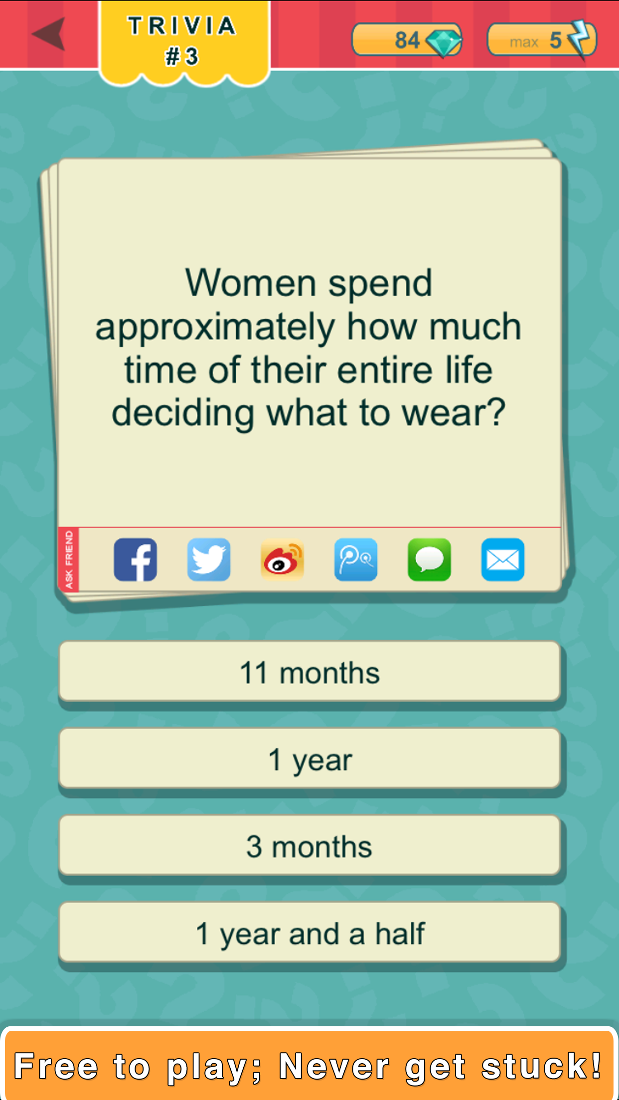 Trivia Quest™ Unbelievable Facts - trivia questions