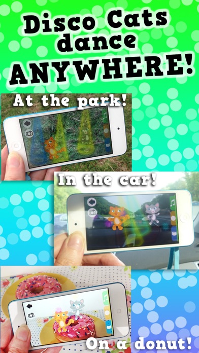 Screenshot #2 pour Disco Chats- Jeu de Danse en Réalité Augmentée - Gratuit