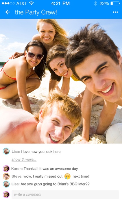 Flashpod - Private group photo sharing