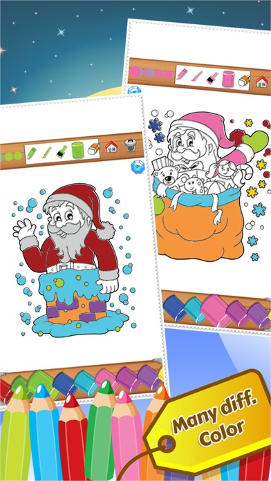 Christmast Colorbook Educational Coloring Game for Kids 1.0 IOS -
