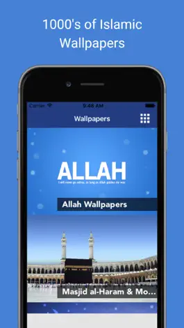 Game screenshot Islamic & Muslim Wallpapers : Backgrounds and pictures of Allahu artwork, mosques posters & Eid Mubarak greeting cards mod apk