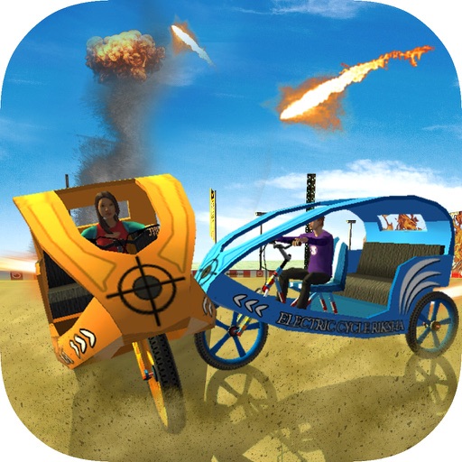 Electric Cycle Rickshaw Fighting Contest iOS App
