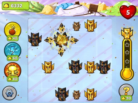 Screenshot #4 pour Tiny Totem Tap- Aztec, Mayan gold chain reaction puzzle game hd