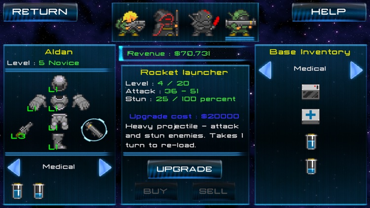 Space Bounties Inc. (strategy turn-based RPG) screenshot-4