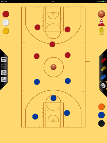 Basketball strategy board free version app screenshot 3