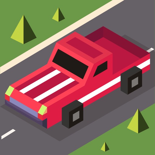 Traffic Road: 2 Cars Swerve on the Road Icon