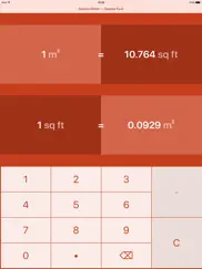 square meters to square feet | m² to ft² айпад изображения 1