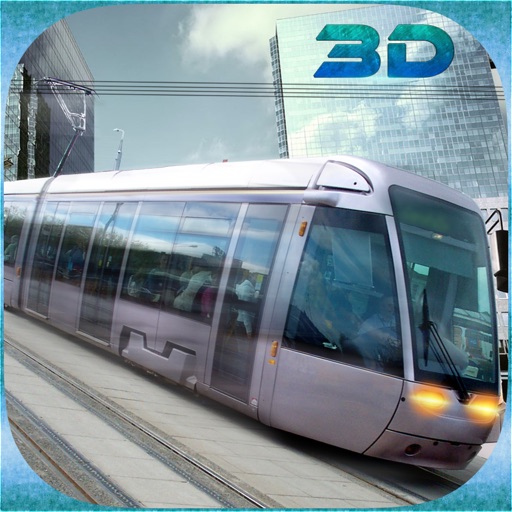 City Tram Driving Conductor Sim 3D icon