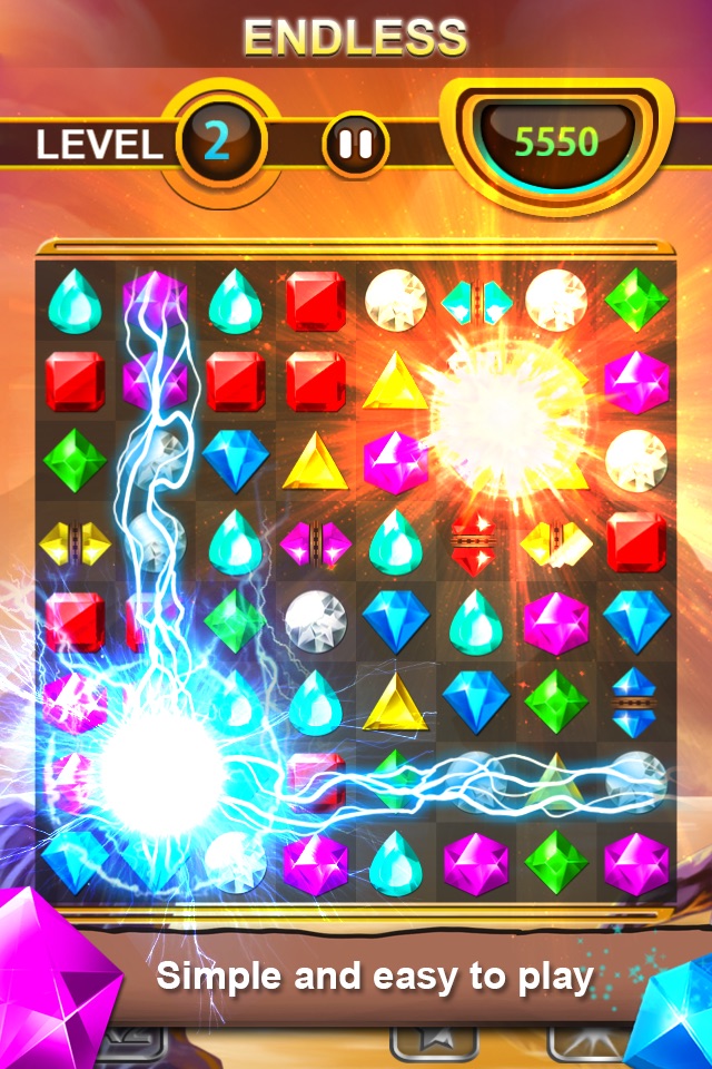 Jewels Quest - Classic Match-3 Puzzle Game screenshot 3