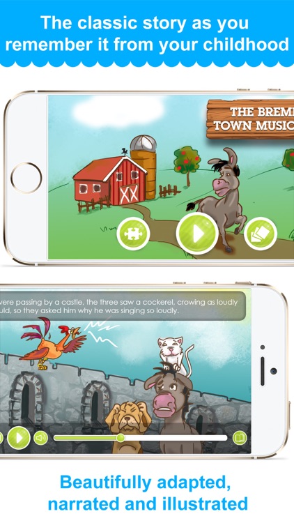 The Bremen Town Musicians - Narrated classic fairy tales and stories for children