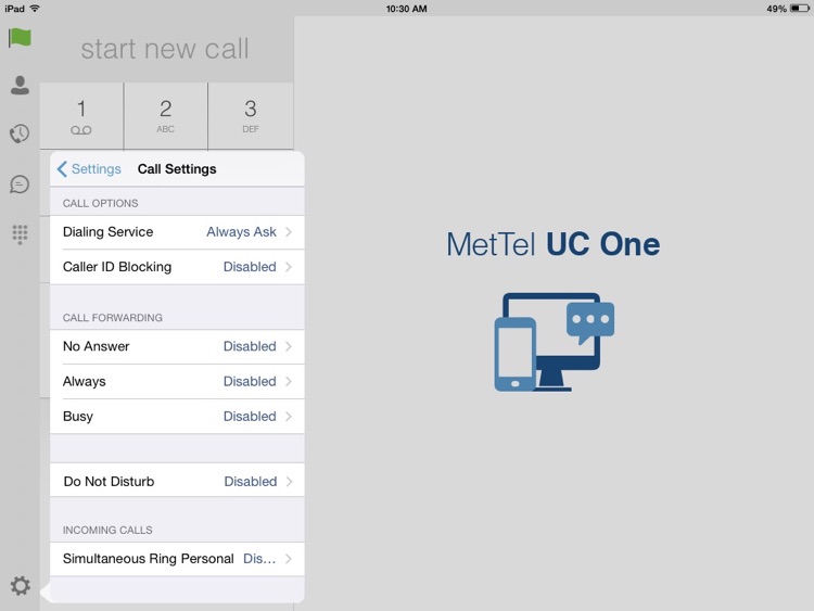 MetTel UC One for iPad screenshot-3