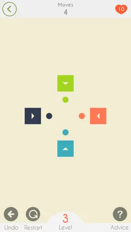Game screenshot BOX and DOT: game about squares apk