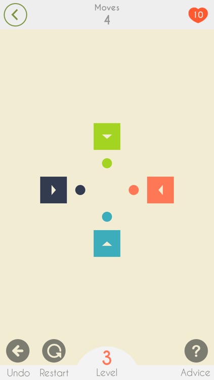 BOX and DOT: game about squares