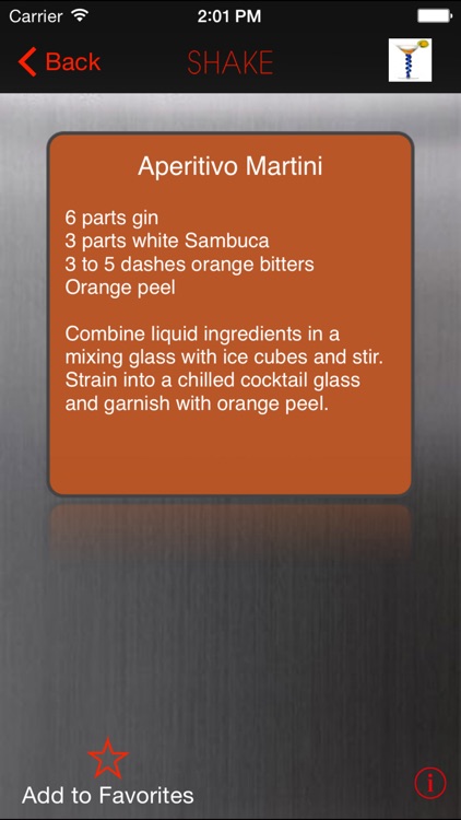 SHAKE : Martini Recipes