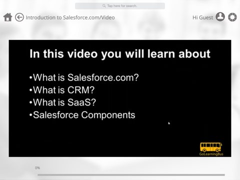Simple N Easy on the go learning app for Salesforce and LinkedIn iPad screenshot 2 - Education app