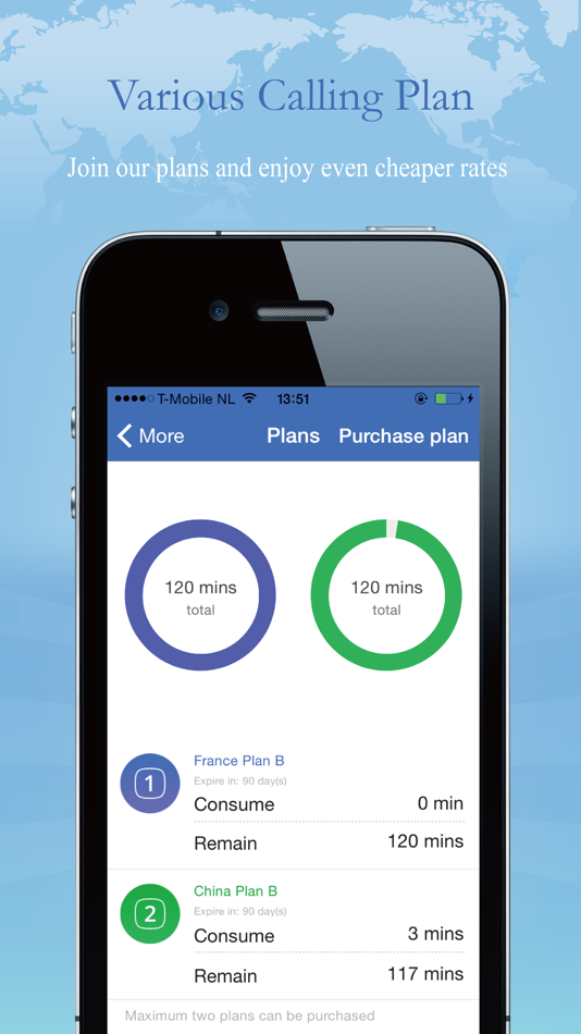 #4. YCall - Cheap calls (iOS) 由: Yaband Telecom B.V.