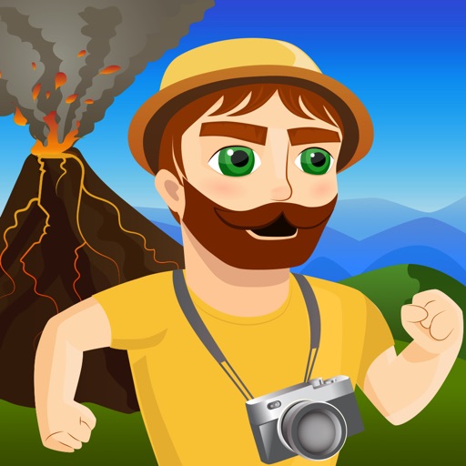Volcano Run 3D Pro icon