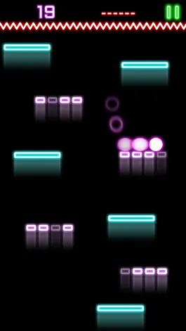 Game screenshot Rock Hero Drop in glowing light shaft scrolling at speed apk