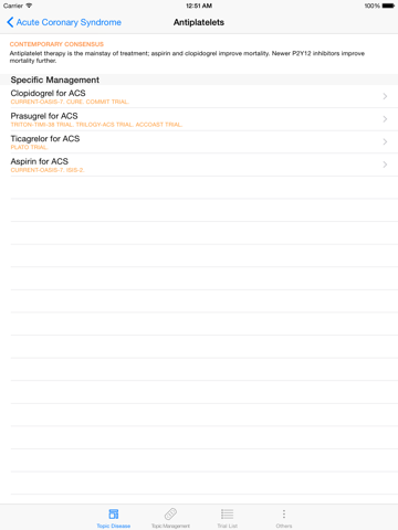 Screenshot #5 pour HeartEvidence Lite: Landmark trials in Cardiology