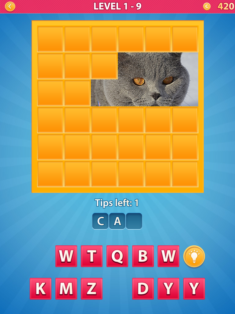 Hidden Words - trivia quiz and word game to guess words on images hidden by mosaic