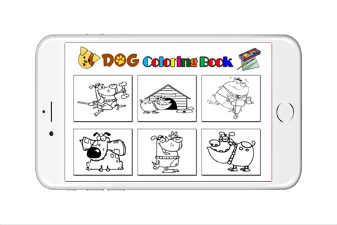 Dog Coloring Book for Kids screenshot 2