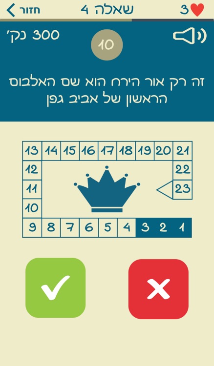 אמת או שקר - טריוויה בעברית