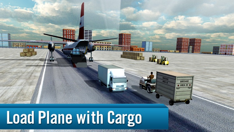 Airplane Cargo Truck Sim 3D