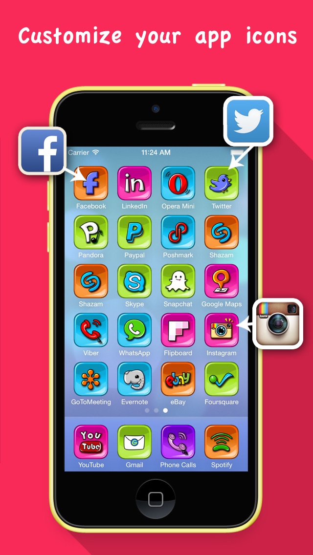 App Icon Skins Pro - Customize your app iconのおすすめ画像1