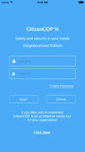 CitizenCOP N screenshot #1 for iPhone
