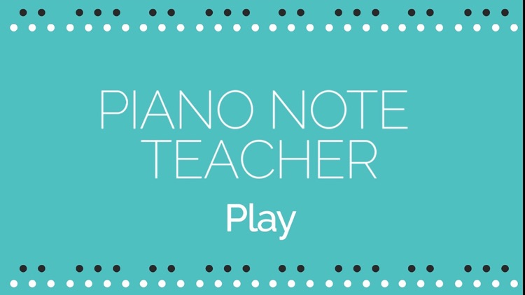 Piano Note Teacher